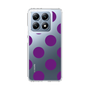 スリムプロテクションケース［ シンプルドット - Purple ］
