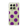 スリムプロテクションケース［ シンプルドット - Purple ］