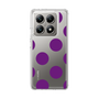 スリムプロテクションケース［ シンプルドット - Purple ］