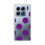 スリムプロテクションケース［ シンプルドット - Purple ］