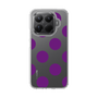 スリムプロテクションケース［ シンプルドット - Purple ］