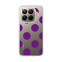スリムプロテクションケース［ シンプルドット - Purple ］