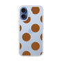 スリムプロテクションケース［ シンプルドット - Brown ］