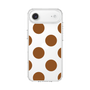 スリムプロテクションケース［ シンプルドット - Brown ］