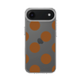 スリムプロテクションケース［ シンプルドット - Brown ］