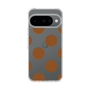 スリムプロテクションケース［ シンプルドット - Brown ］
