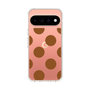 スリムプロテクションケース［ シンプルドット - Brown ］
