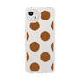 スリムプロテクションケース［ シンプルドット - Brown ］