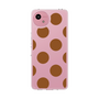 スリムプロテクションケース［ シンプルドット - Brown ］