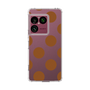 スリムプロテクションケース［ シンプルドット - Brown ］