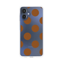 スリムプロテクションケース［ シンプルドット - Brown ］