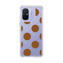スリムプロテクションケース［ シンプルドット - Brown ］