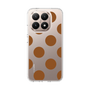 スリムプロテクションケース［ シンプルドット - Brown ］
