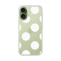 スリムプロテクションケース［ シンプルドット - White ］