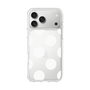 スリムプロテクションケース［ シンプルドット - White ］