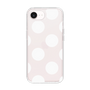 スリムプロテクションケース［ シンプルドット - White ］