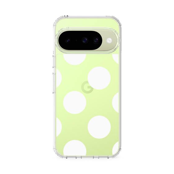 スリムプロテクションケース［ シンプルドット - White ］