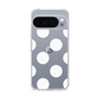 スリムプロテクションケース［ シンプルドット - White ］