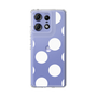 スリムプロテクションケース［ シンプルドット - White ］