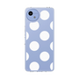 スリムプロテクションケース［ シンプルドット - White ］
