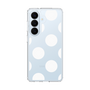 スリムプロテクションケース［ シンプルドット - White ］