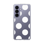 スリムプロテクションケース［ シンプルドット - White ］
