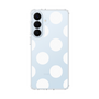 スリムプロテクションケース［ シンプルドット - White ］