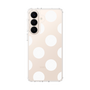 スリムプロテクションケース［ シンプルドット - White ］