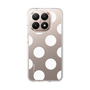 スリムプロテクションケース［ シンプルドット - White ］