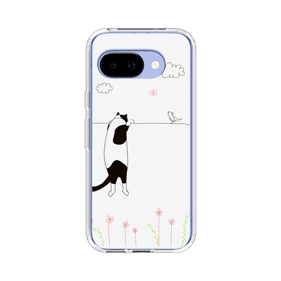 スリムプロテクションケース［ 夢中に覗く三毛ねこ ］