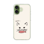 スリムプロテクションケース［ 食いしん坊なねこ - White ］