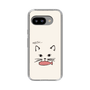 スリムプロテクションケース［ 食いしん坊なねこ - White ］