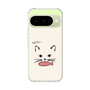 スリムプロテクションケース［ 食いしん坊なねこ - White ］