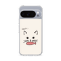 スリムプロテクションケース［ 食いしん坊なねこ - White ］