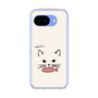 スリムプロテクションケース［ 食いしん坊なねこ - White ］