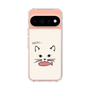スリムプロテクションケース［ 食いしん坊なねこ - White ］