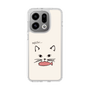 スリムプロテクションケース［ 食いしん坊なねこ - White ］