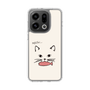 スリムプロテクションケース［ 食いしん坊なねこ - White ］