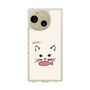 スリムプロテクションケース［ 食いしん坊なねこ - White ］