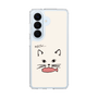 スリムプロテクションケース［ 食いしん坊なねこ - White ］