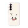 スリムプロテクションケース［ 食いしん坊なねこ - White ］