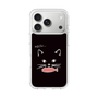 スリムプロテクションケース［ 食いしん坊なねこ - Black ］