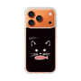 スリムプロテクションケース［ 食いしん坊なねこ - Black ］