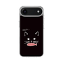 スリムプロテクションケース［ 食いしん坊なねこ - Black ］