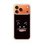スリムプロテクションケース［ 食いしん坊なねこ - Black ］