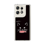 スリムプロテクションケース［ 食いしん坊なねこ - Black ］