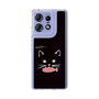 スリムプロテクションケース［ 食いしん坊なねこ - Black ］