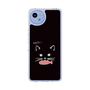 スリムプロテクションケース［ 食いしん坊なねこ - Black ］