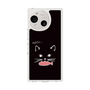 スリムプロテクションケース［ 食いしん坊なねこ - Black ］