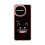 スリムプロテクションケース［ 食いしん坊なねこ - Black ］